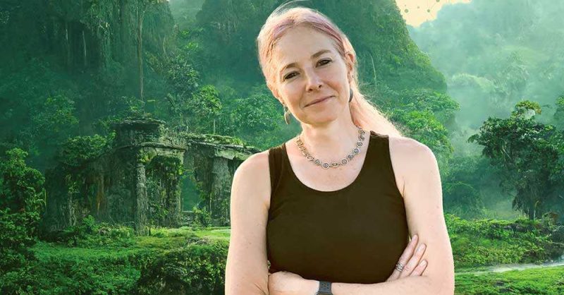 The viewing platform on the valley trail at Fleetwood Creek Natural Area