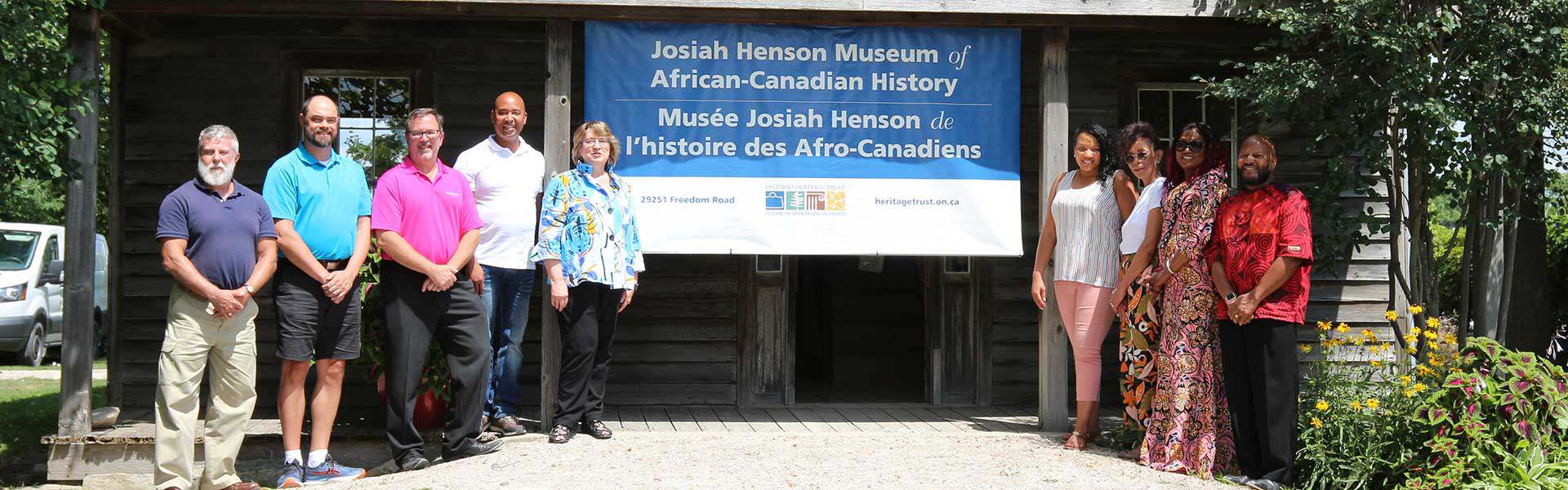 Unveiling of the new name for the Josiah Henson Museum of African-Canadian History on July 30, 2022