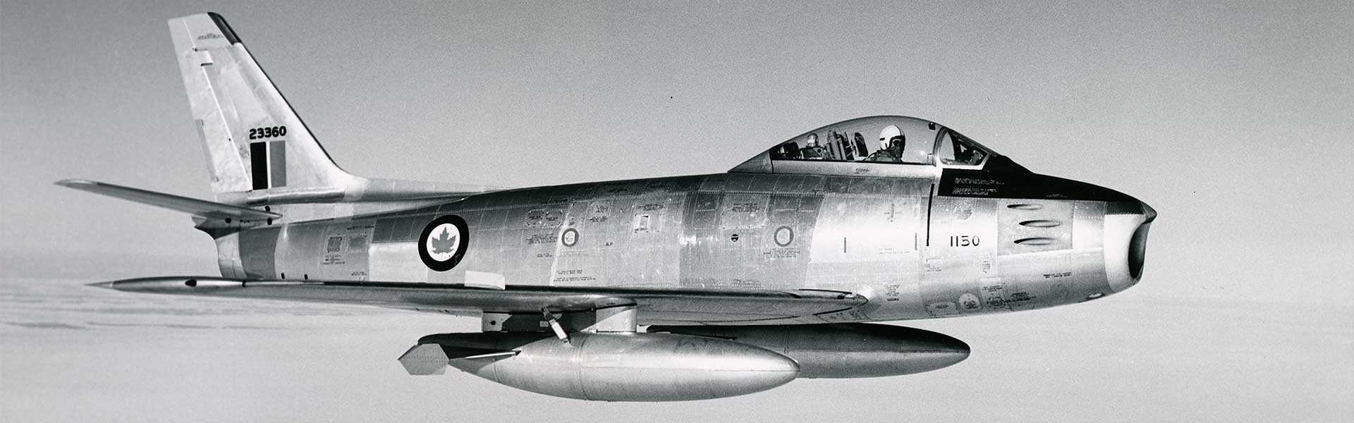 Cold War F86 Sabre banner