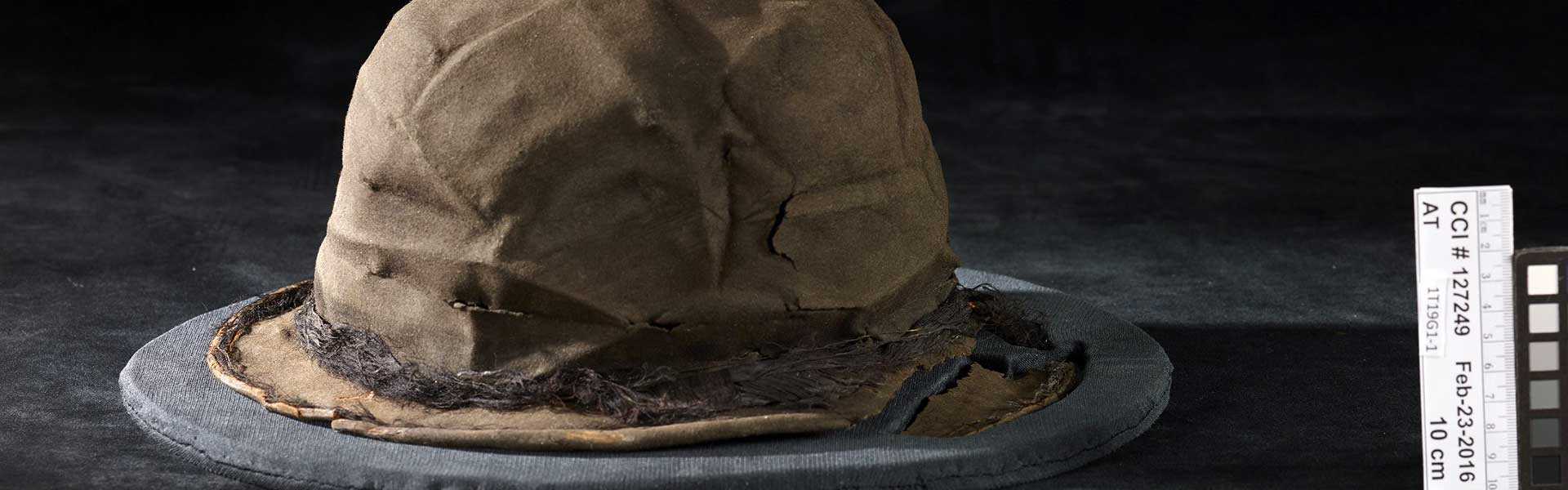 Bowler hat found at First Parliament Site, Toronto
