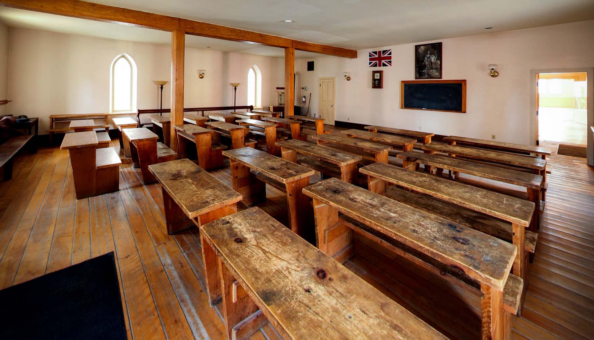 Enoch Turner Schoolhouse interior Photo Bofei Cao banner