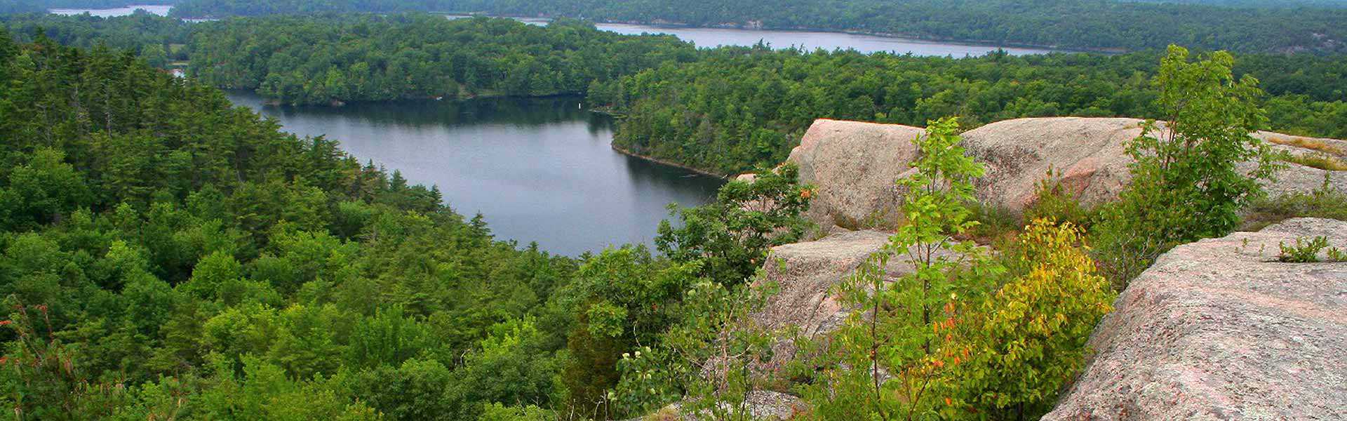 View of the Rideau Waterway from Rock Dunder