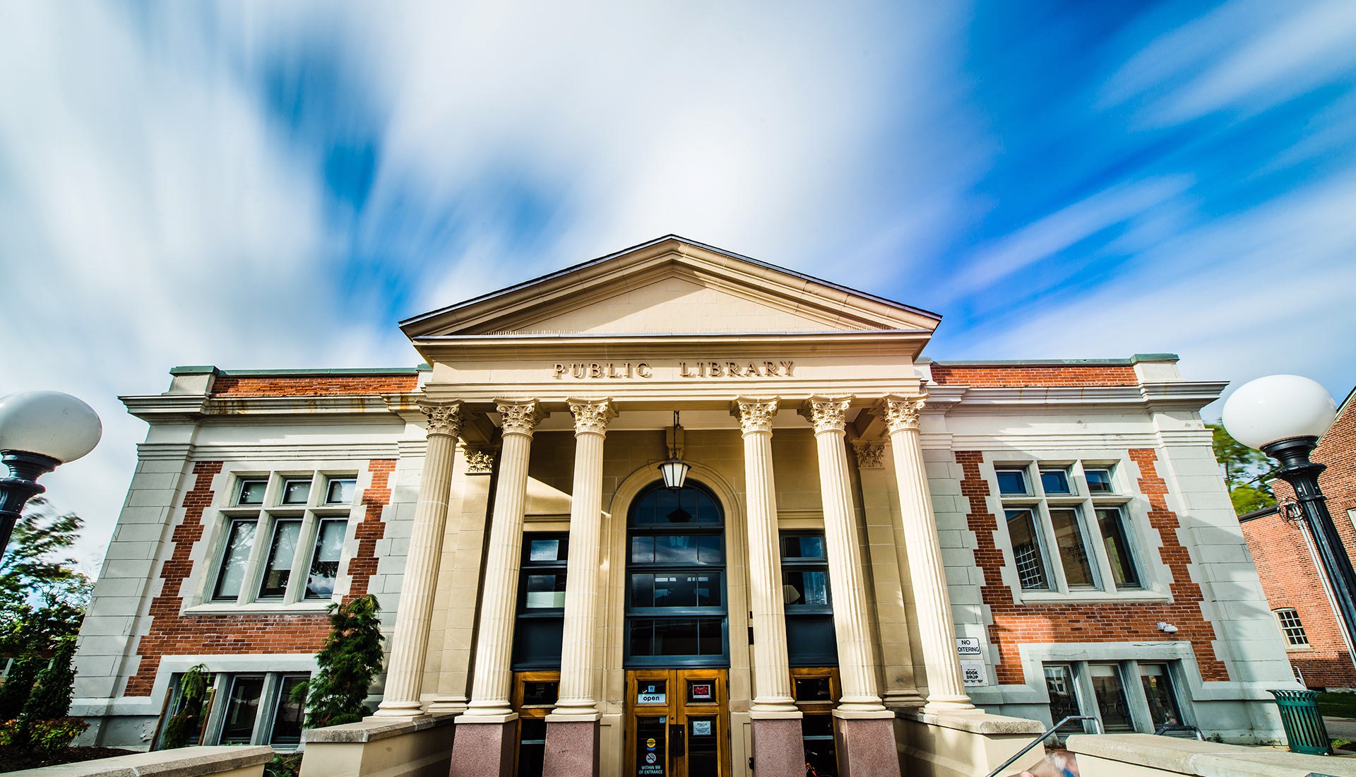 Woodstock Public Library Dudek Photography banner