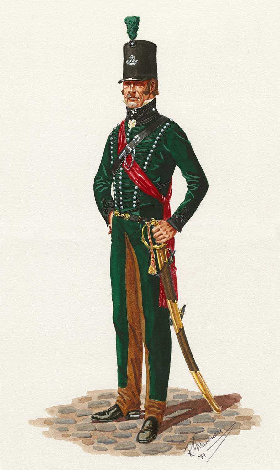 1812 Glengarry Regiment soldier 1500px