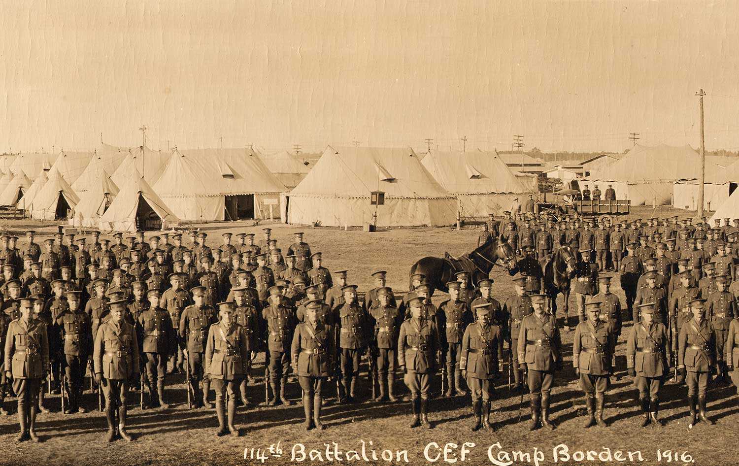 GW 114th Battalion Camp Borden Indigenous battalion 1500px