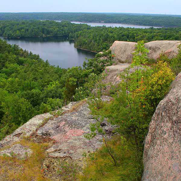 View of the Rideau Waterway from Rock Dunder