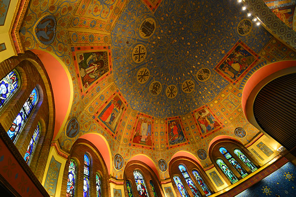 Plafond de St. Anne's Anglican Church (Toronto) (Photo : Alex Meoko)