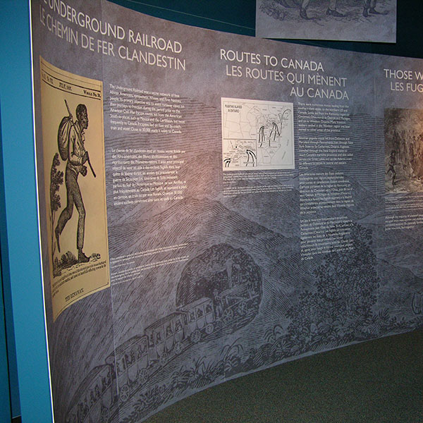 Exhibit at the Josiah Henson Museum of African-Canadian History, Dresden