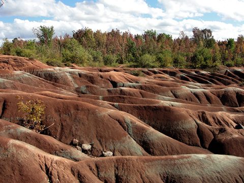 Les badlands de Cheltenham