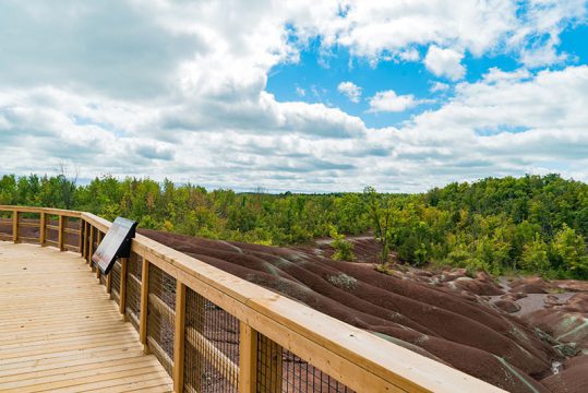 Cheltenham Badlands boardwalk