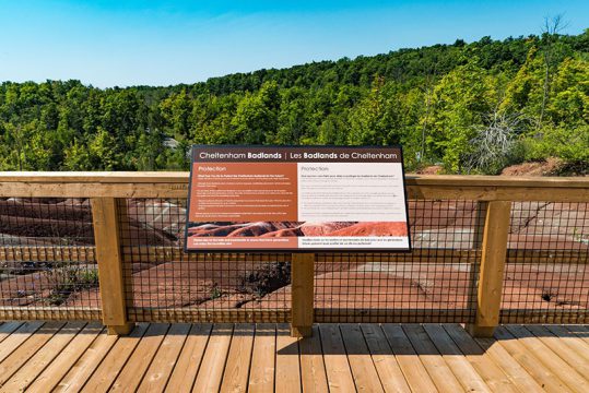 Cheltenham Badlands boardwalk