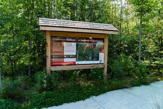 Cheltenham Badlands sign