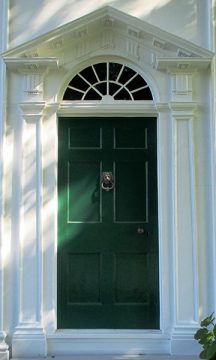 Maison Barnum porte d'entrée