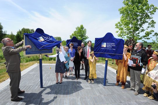 Champlain 400 Penetanguishene Plaque Unveiling Cnw 2016