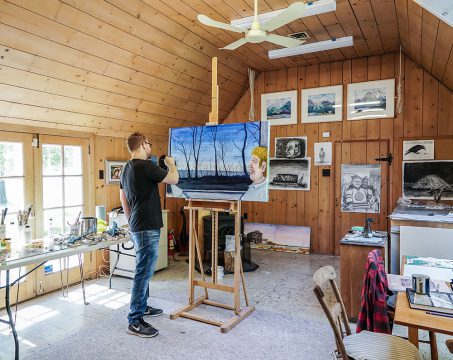 Evin Collis, 2018 artist in residence