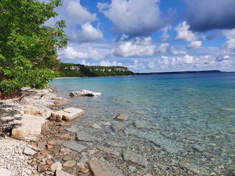 Stone beach