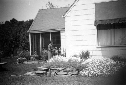 Fools Paradise Doris Mc Carthy In The Garden June 1955 Photo Uof T