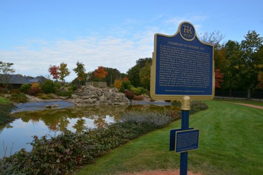 Honfleur Champlain Plaque Oct 12