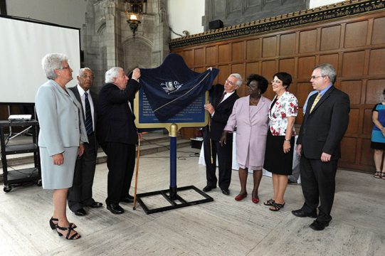 Ontario Human Rights Code Plaque Unveiling 2012 Tessa Buchan