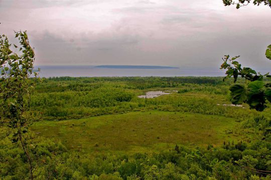 Northeast lookout on the C. Thompson Property