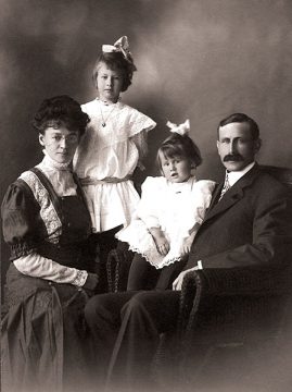 Wellington Ashbridge and family