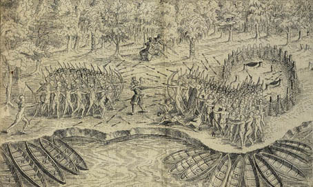 Exh Champlain Eyes Of Ch Battle Sketch Lac