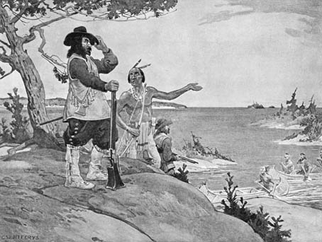 Exh Champlain Eyes Of Na Champlain Discovers Georgian Bay Jefferys Lac