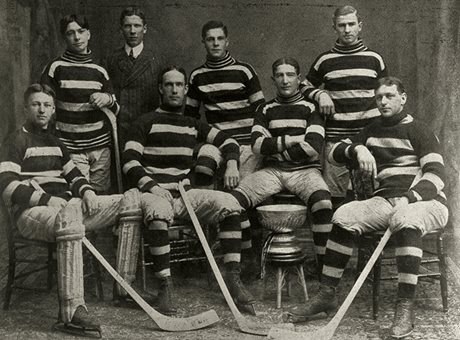 Vainqueurs de la Coupe Stanley en 1905 (Avec l’aimable autorisation du Temple de la renommée du hockey)