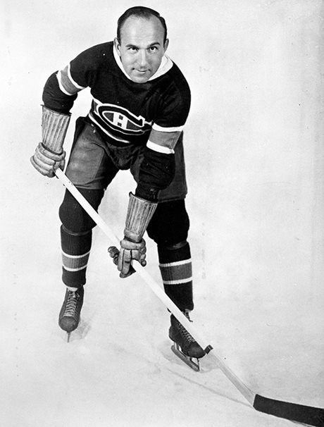 Howie Morenz (Photo courtesy of James Rice/Hockey Hall of Fame)