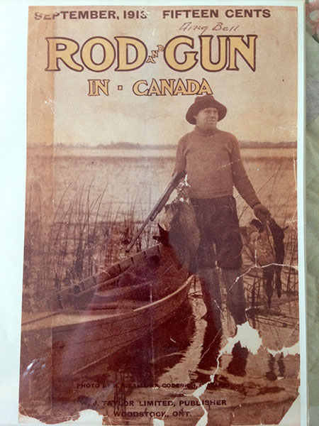 Page couverture du magazine Rod and Gun de 1913