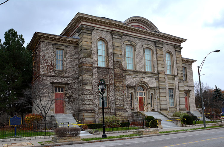 Mackenzie Hall (former Essex County Courthouse) in Sandwich (Windsor)