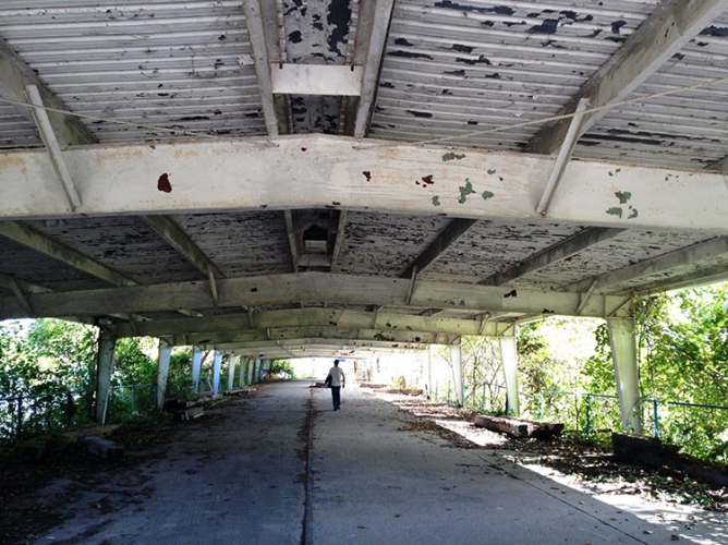 Boblo Island ferry dock (2015)