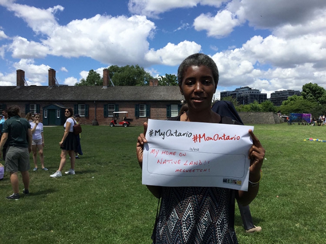 Lazelle Gelias, Journée nationale des Autochtones à Fort York