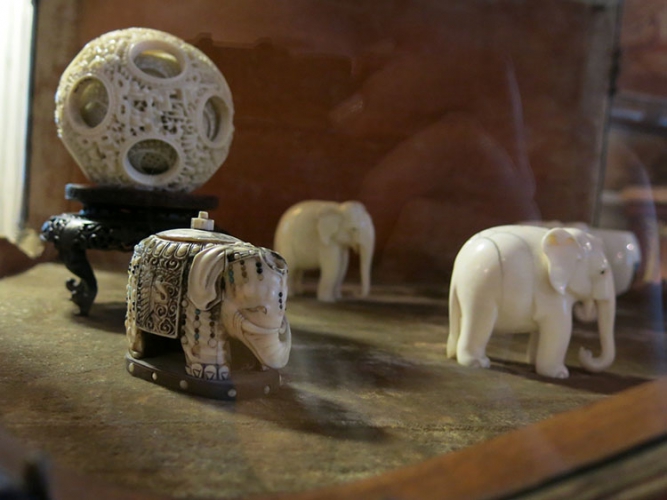 Ivory elephants, Fulford Place