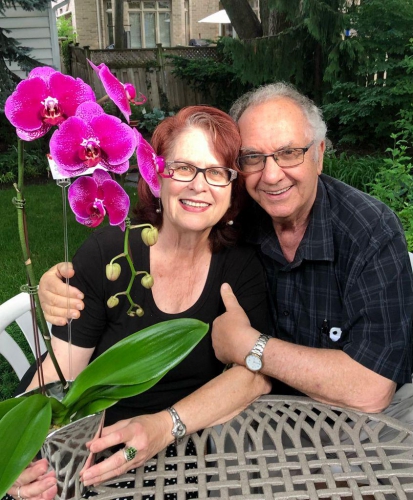 Henie Frances and her husband