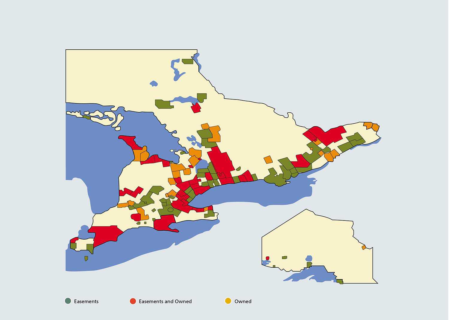 Chart: Trust property distribution across Ontario