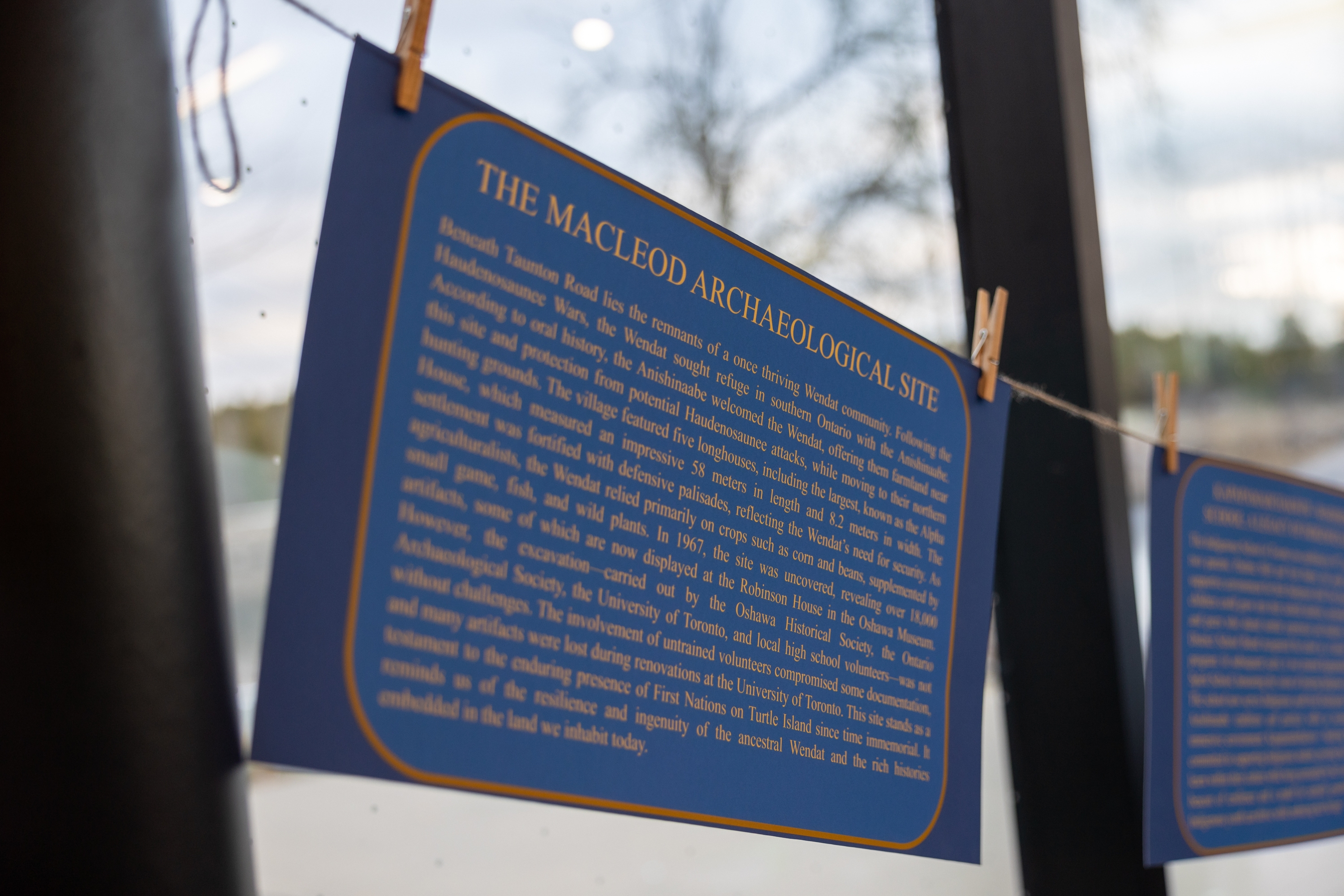 Trent University students’ reimagined plaques