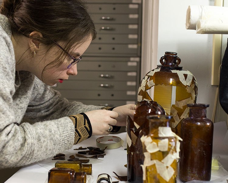 Inside the Archaeology Lab