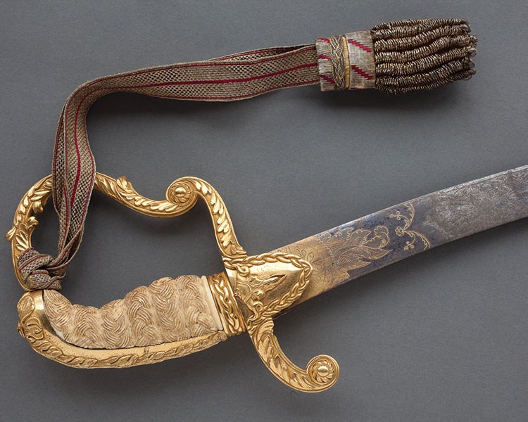 A decorative sword from the Shaeffe Collection