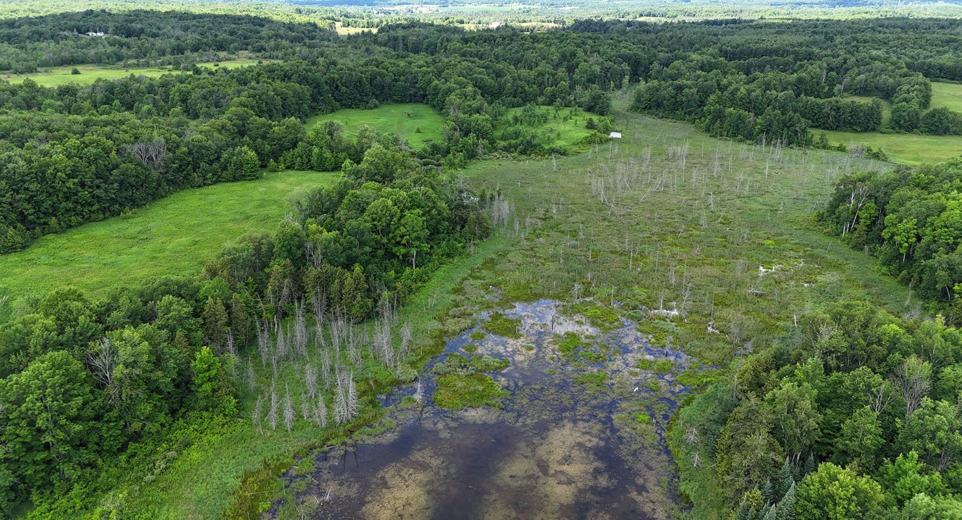 Aerial of the Godfrey (Charles) Property, Madoc