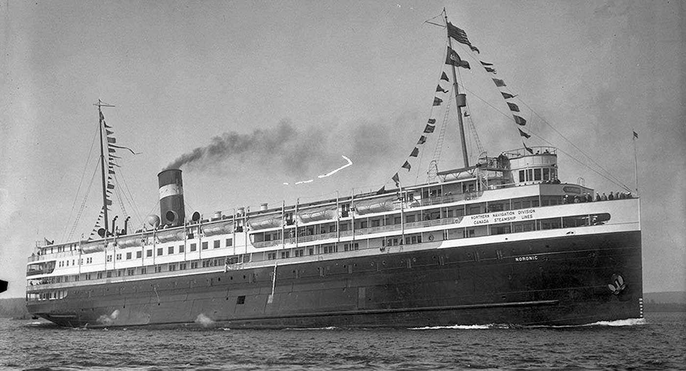 S.S. Noronic, 1920 (Photo : Andrew Merrilees/Bibliothèque et Archives Canada/PA-162869)