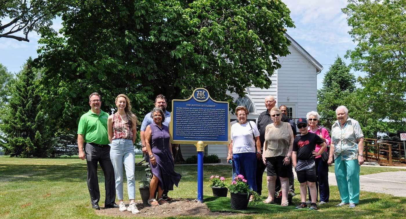 Provincial plaque unveiling to commemorate The Buxton Settlement