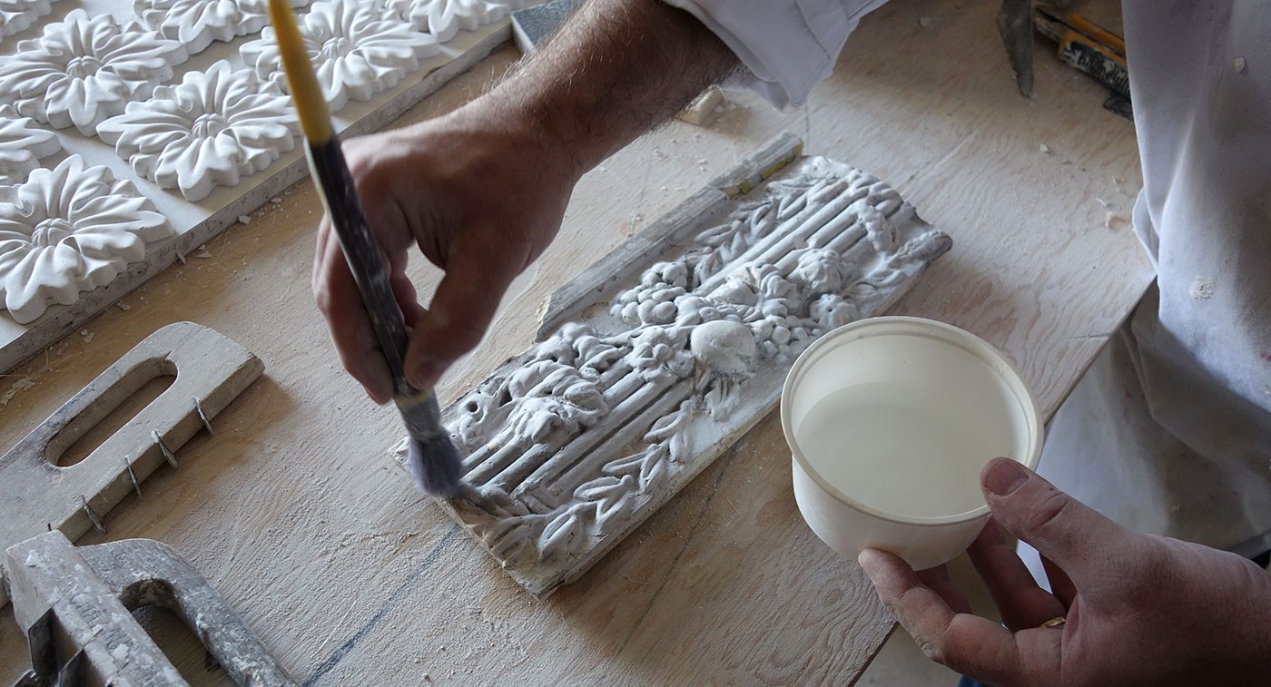 Plaster restoration Macdonell Williamson House banner