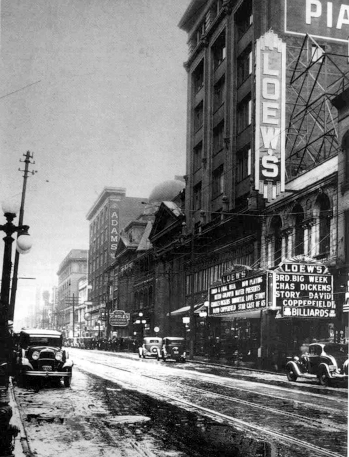 Loew's Yonge Street Theatre marquee