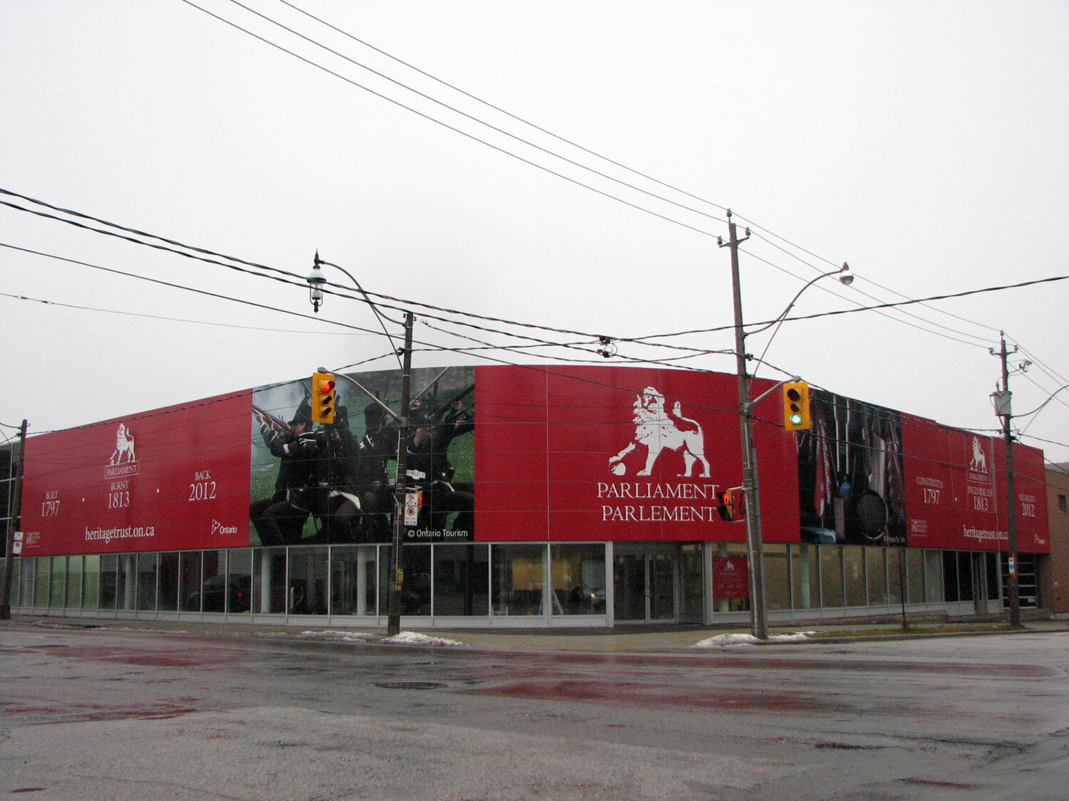 The First Parliament interpretive centre when it opened in 2012