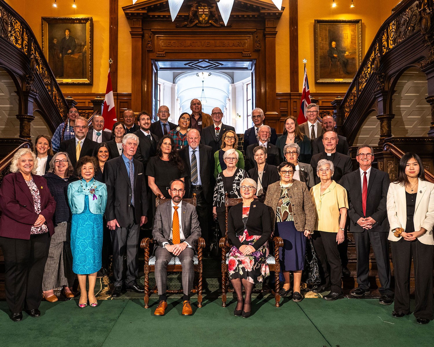 2024 recipients of the Lieutenant Governor's Ontario Heritage Awards (Photo: Dahlia Katz)