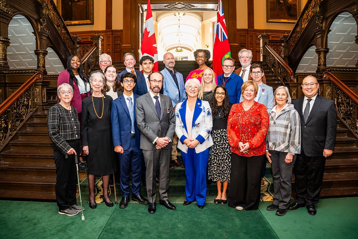 Prix du lieutenant-gouverneur pour les réalisations en matière de conservation du patrimoine ontarien 2025 (Photo : Dahlia Katz)