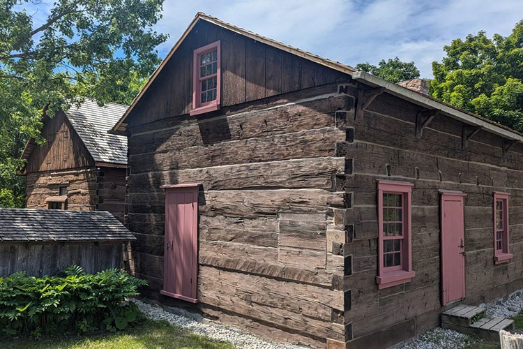 The Pickering Museum Village Log Barn and Log House Restoration