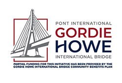 Logo du pont international Gordie Howe