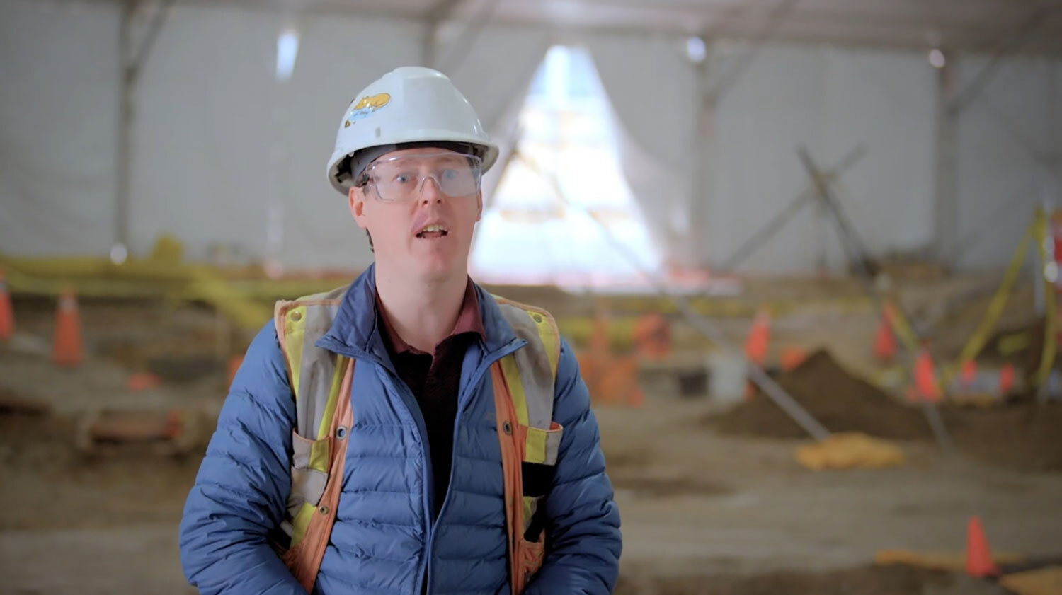 Listen to archaeologist Patrick Hoskins discuss the discoveries of the Consumers’ Gas plant in 2023